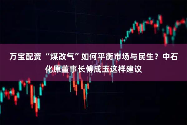 万宝配资 “煤改气”如何平衡市场与民生？中石化原董事长傅成玉这样建议