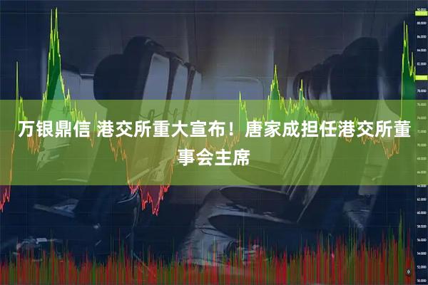 万银鼎信 港交所重大宣布！唐家成担任港交所董事会主席